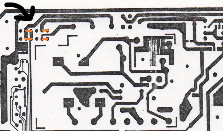schematic showing how to wire power switch into ON state